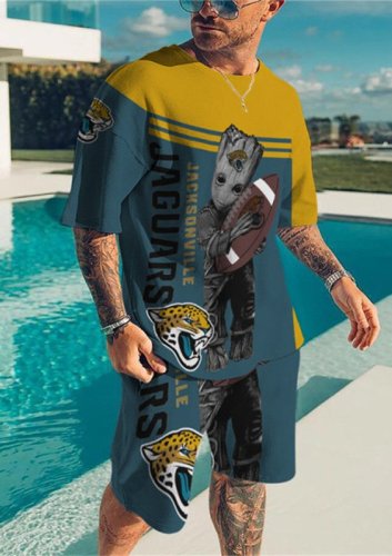 Jacksonville JaguarsLimited Edition Top And Shorts Two-Piece Suits