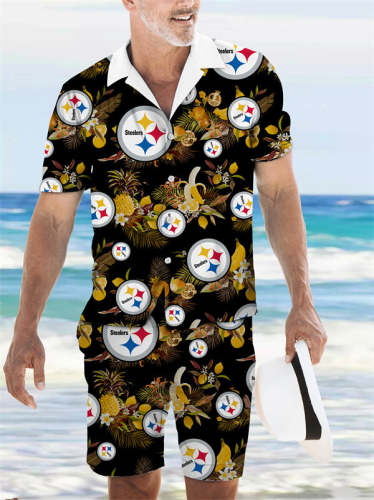 Pittsburgh Steelers
Limited Edition Hawaiian Shirt And Shorts Two-Piece Suits
