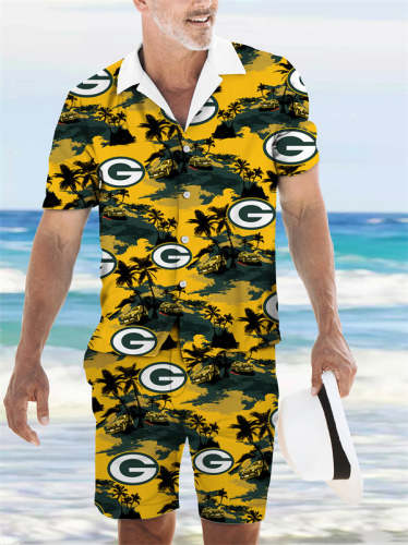 Green Bay Packers
Limited Edition Hawaiian Shirt And Shorts Two-Piece Suits