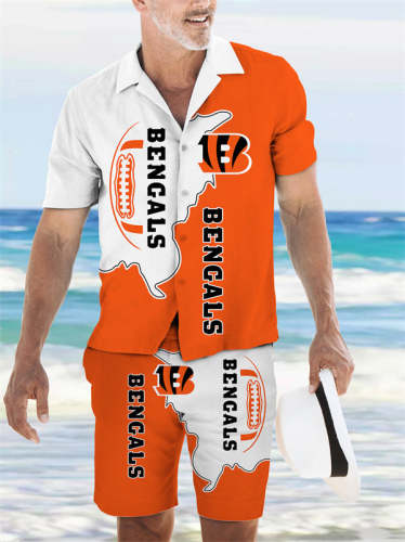 Cincinnati Bengals
Limited Edition Hawaiian Shirt And Shorts Two-Piece Suits