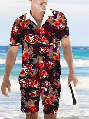 San Francisco 49ers
Limited Edition Hawaiian Shirt And Shorts Two-Piece Suits