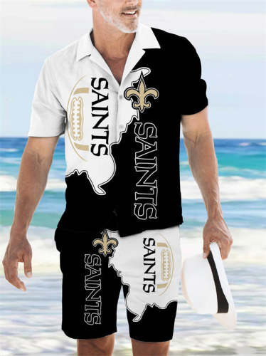 New Orleans Saints
Limited Edition Hawaiian Shirt And Shorts Two-Piece Suits