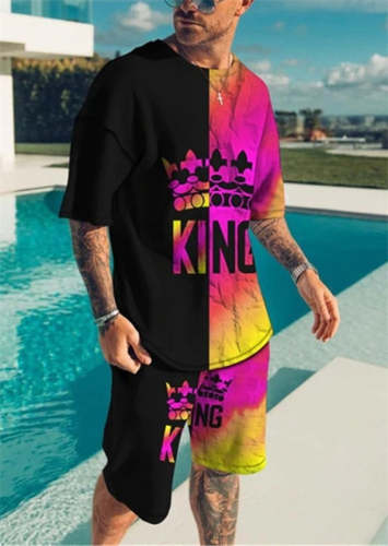 King Limited Edition Top And Shorts Two-Piece Suits