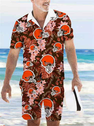 Cleveland Browns
Limited Edition Hawaiian Shirt And Shorts Two-Piece Suits
