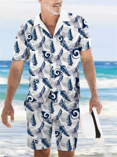 Los Angeles Rams
Limited Edition Hawaiian Shirt And Shorts Two-Piece Suits
