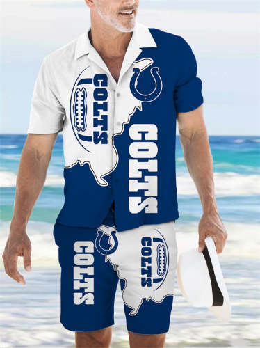 Indianapolis Colts
Limited Edition Hawaiian Shirt And Shorts Two-Piece Suits