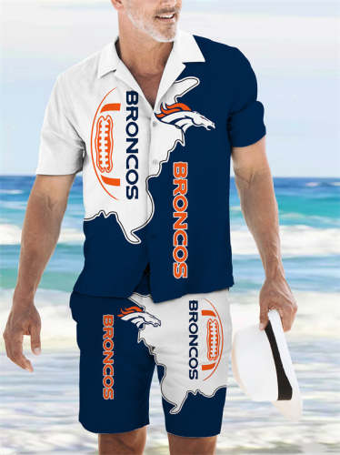 Denver Broncos
Limited Edition Hawaiian Shirt And Shorts Two-Piece Suits