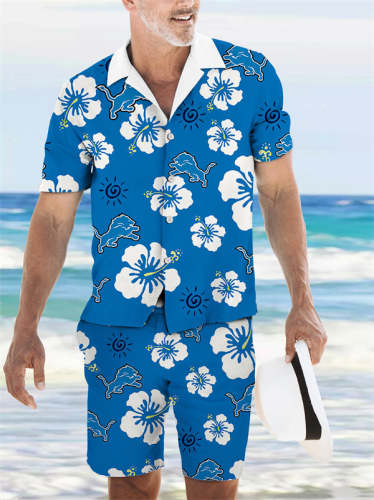 Detroit Lions
Limited Edition Hawaiian Shirt And Shorts Two-Piece Suits