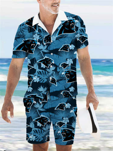 Carolina Panthers
Limited Edition Hawaiian Shirt And Shorts Two-Piece Suits