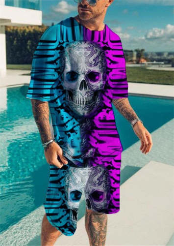 Skull Limited Edition Top And Shorts Two-Piece Suits