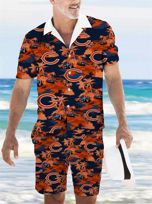 Chicago Bears
Limited Edition Hawaiian Shirt And Shorts Two-Piece Suits