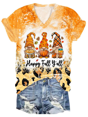 Happy Fall Y'all Gnomes T-Shirt
