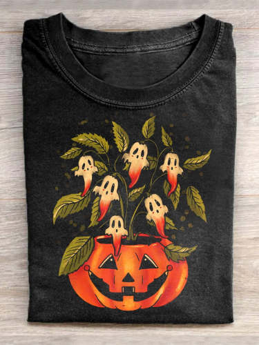 Artistic Halloween Ghost T-shirt