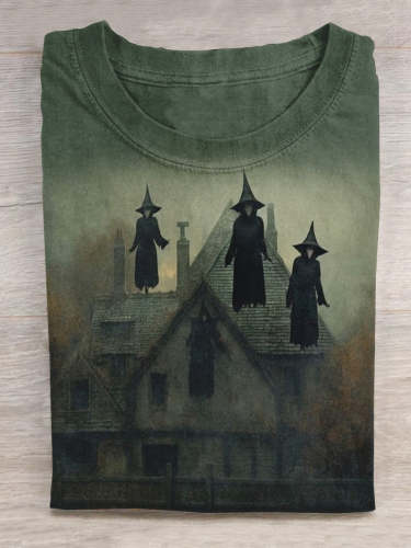 Halloween Witch Art T-shirt