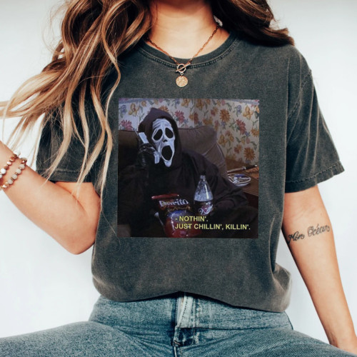 Nothin' Chillin Killin Horror T-shirt