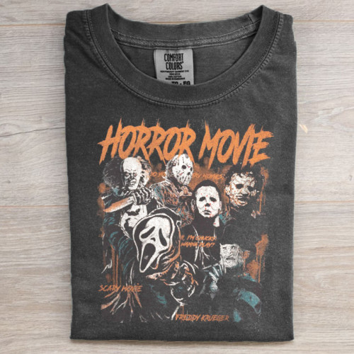 Retro 90s Horror Movies T-Shirt