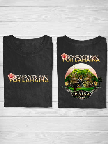 Stop With Maui For Lahaina Casual T-shirt