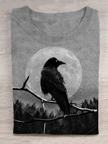 Unisex Halloween Crow T-shirt