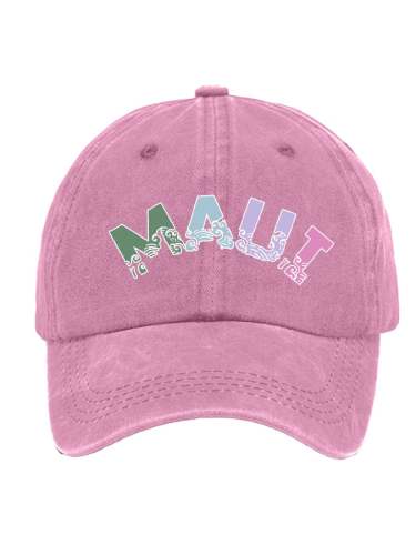 Maui Print Baseball Cap