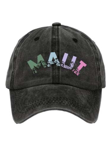 Maui Print Baseball Cap