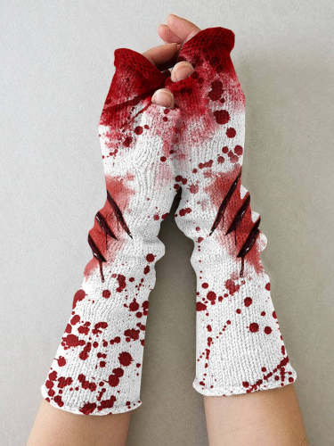 Halloween Bloodstain Artistic Glove