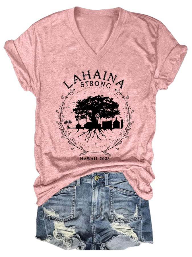 🔥Women's Lahaina Strong Casual T-Shirt