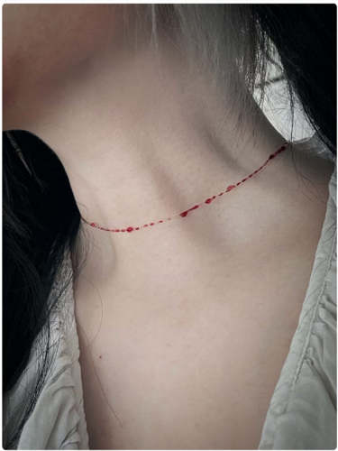 Halloween Gothic Blood Drop Necklace