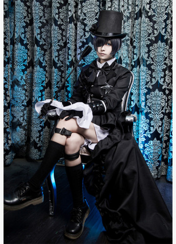 Black Bulter Kuroshitsuji Ciel Phantomhive Tailing Formal Cosplay Costume