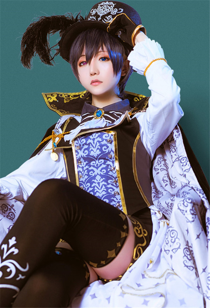 100 Sleeping Princes and the Kingdom of Dreams Black Bulter Kuroshitsuji Ciel Phantomhive Cosplay Costume