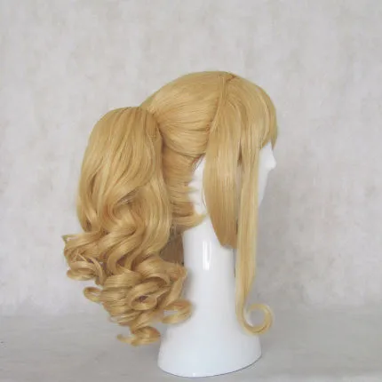 Black Bulter Elizabeth Golden Pigtail Cosplay Wig