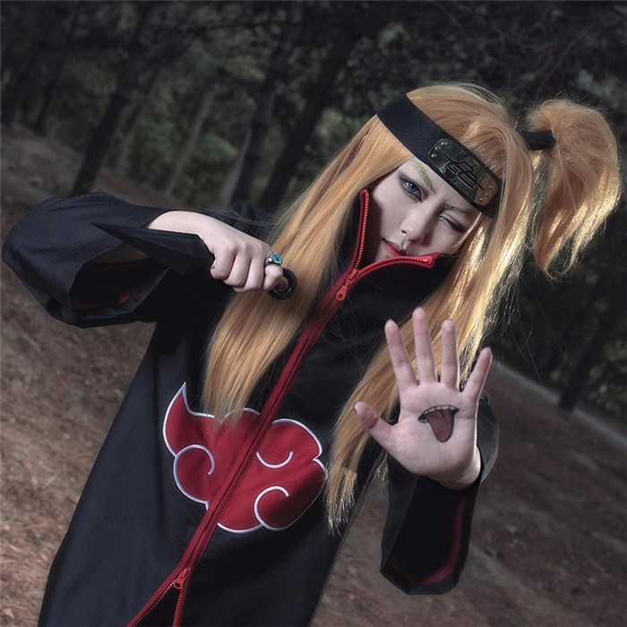 Naruto Akatsuki Deidara Cosplay Costume