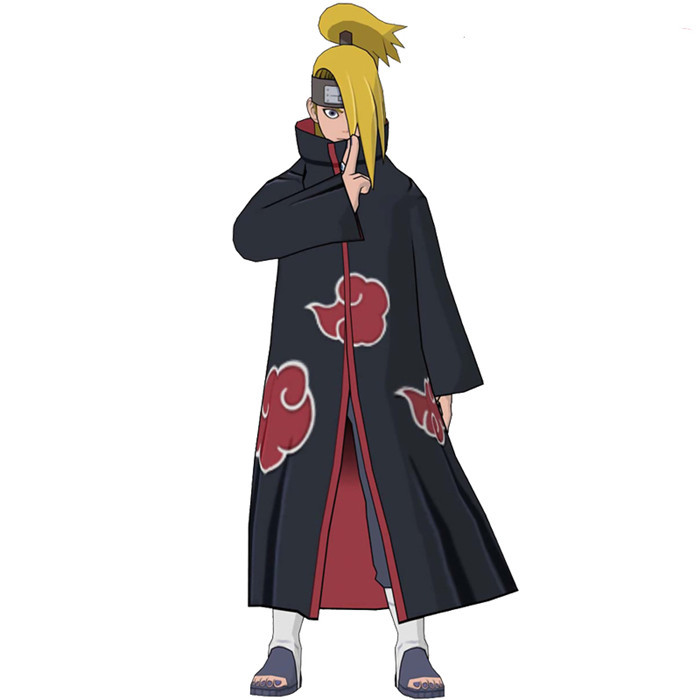 Naruto Akatsuki Deidara Cosplay Costume