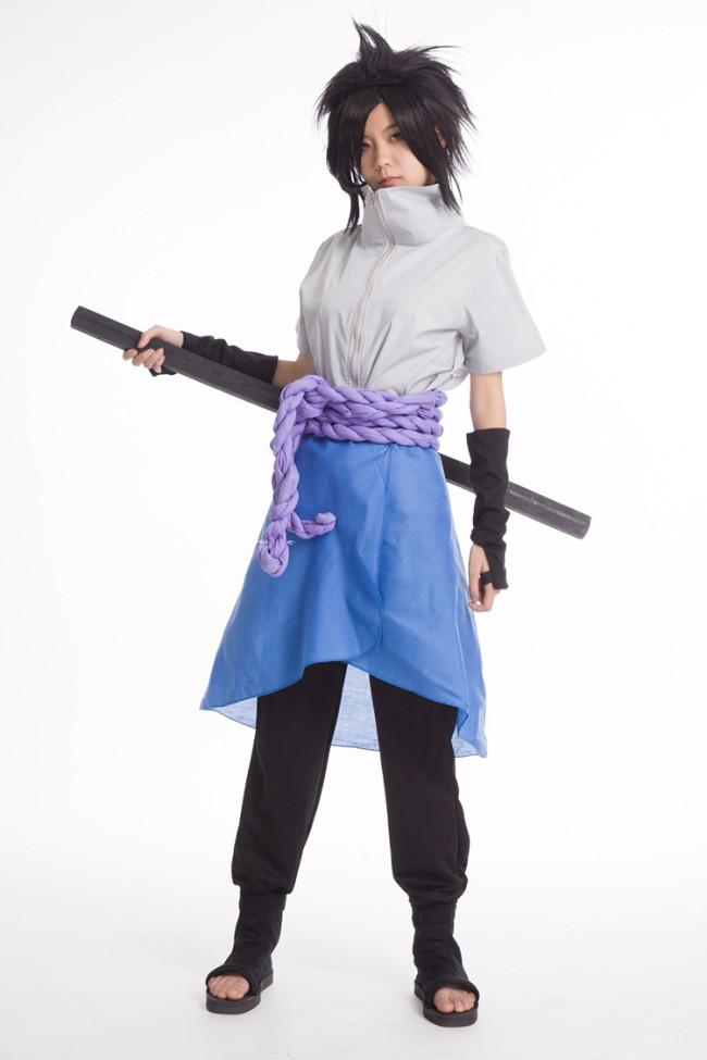 Naruto 11th Hokage Sasuke Uchiha Cosplay Costume