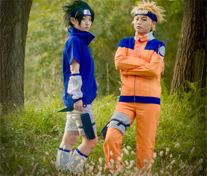 Naruto Sasuke Uchiha Teenager Cosplay Costume
