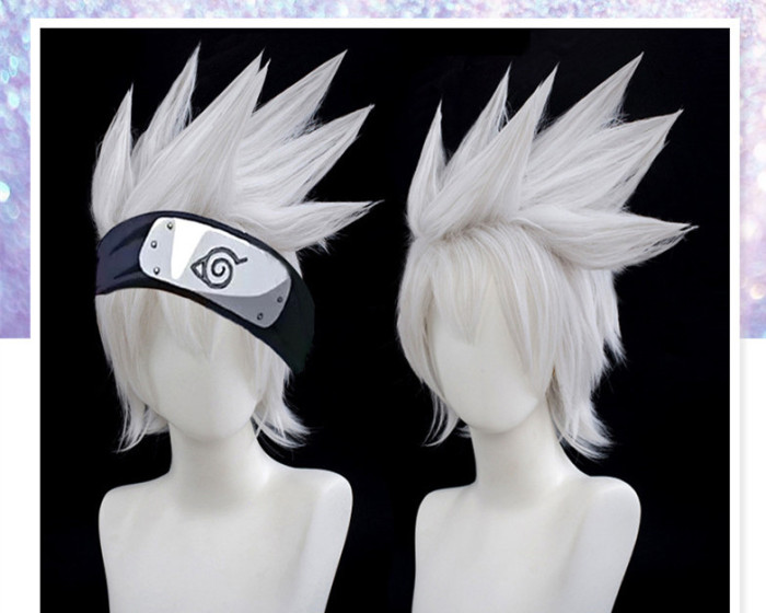 Naruto Anbu Hatake Kakashi Cosplay Wig