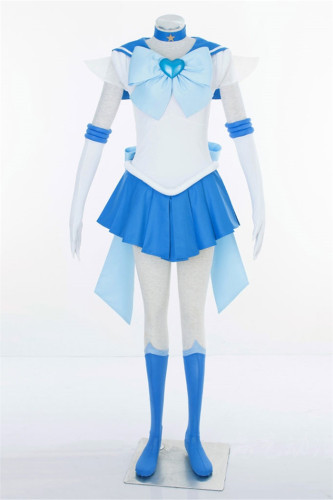 Sailor Moon Sailor Mercury Ami Mizuno SuperS Cosplay Costume
