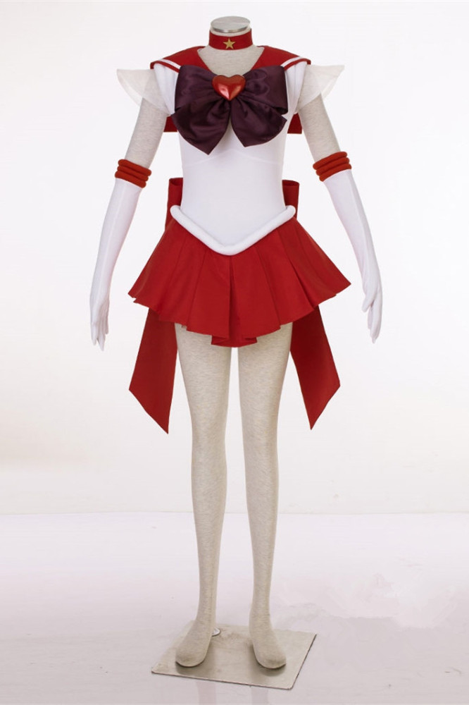 Sailor Moon Sailor Mars Hino Rei SuperS Cosplay Costume