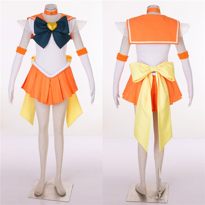Sailor Moon Sailor Venus Aino Minako SuperS Cosplay Costume