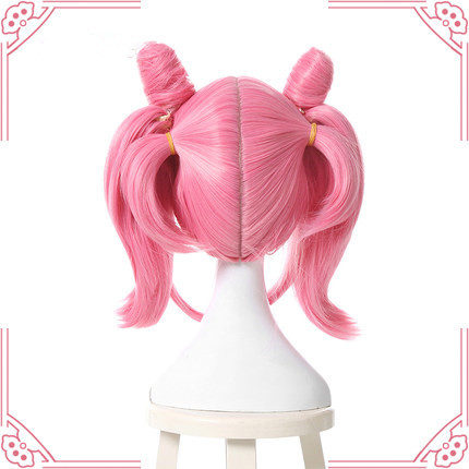 Sailor Moon Chibiusa Tsukino Pink Cosplay Wig