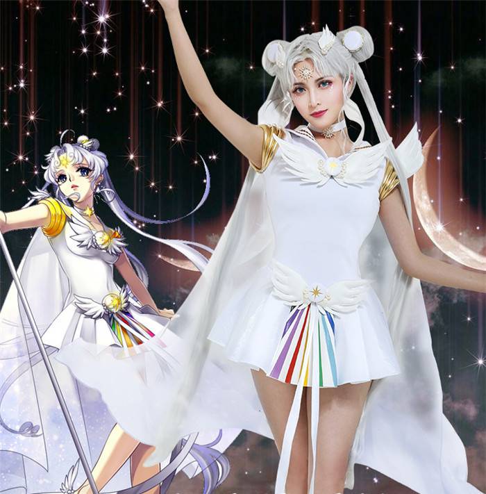 Sailor Moon Sailor Chibi Chibi Princess Serenity Cosmos Cosplay Costume Dress