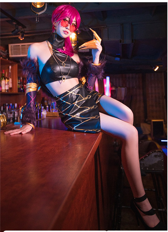 League of Legends KDA Widow Evelynn Cosplay Costume