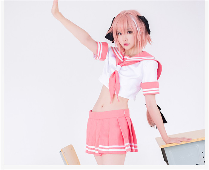 Fate Grand Order/Apocrypha Astolfo Sailor Cosplay Costume