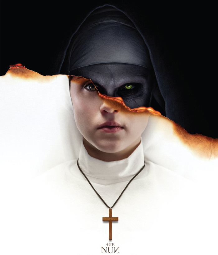 The Nun Black Priest Robe Halloween Cosplay Costume