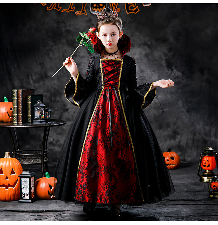 Vampire Kids Girl Halloween Costume