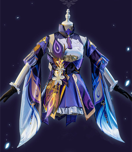 Genshin Impact Keqing Purple Cosplay Costume