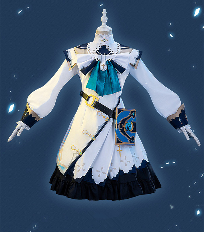 Genshin Impact Barbara Deaconess Cosplay Costume