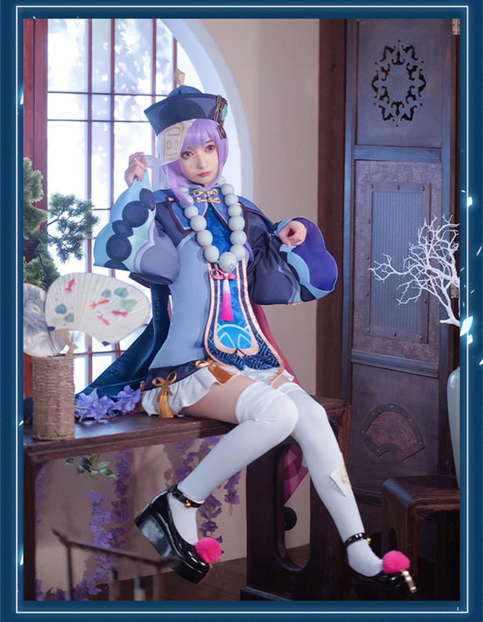 Genshin Impact Qiqi Cosplay Costume