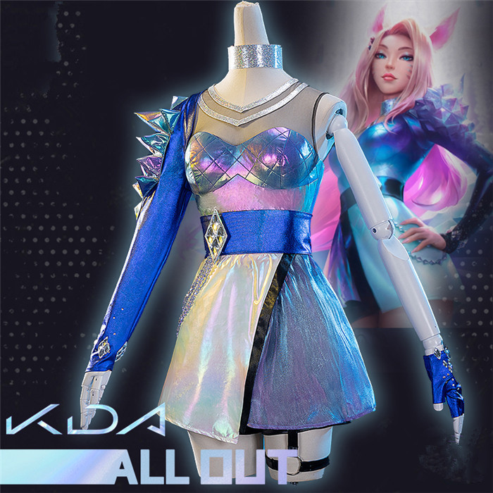 League of Legends KDA  All Out Ahri Cosplay Costume