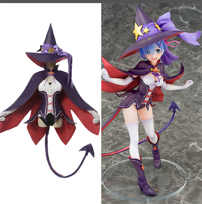 Re: Life In A Different World From Zero Rem Hoween Witch Cosplay Costumes