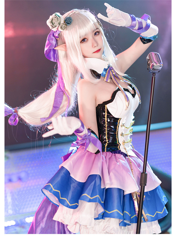 Fashion Specialty Re:Life in a Different World from Zero Emilia Outfit  Cosplay Costume Dress DA7855043